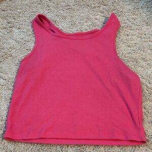 Women's Pink Sleeveless Top